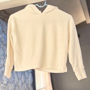 Old Navy Kids Cream Hooded Top
